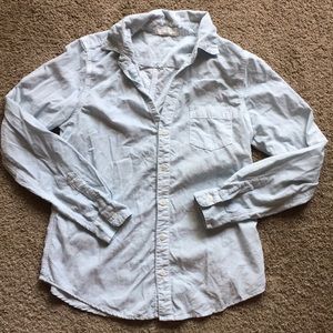 CP Shades Corduroy Baby Blue Button Down Shirt XS